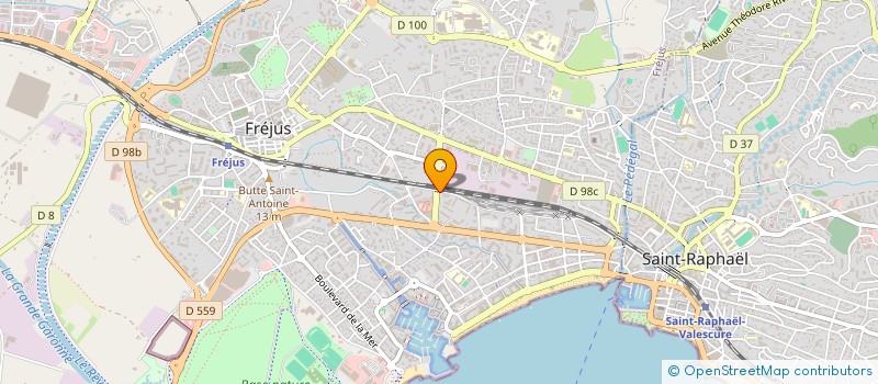localisation de l'entreprise BOREVA IMMO I à FREJUS
