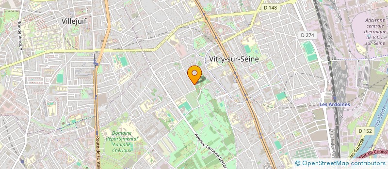 localisation de l'entreprise BOREY THOM  VITRY-SUR-SEINE
