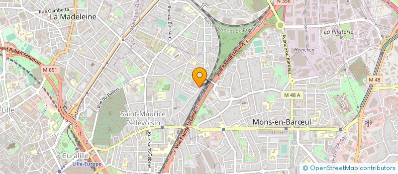 localisation de l'entreprise BORFLEX LILLE à LILLE