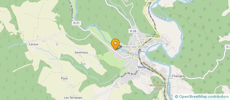 localisation de l'entreprise BORFLEX SPCV à VOREY