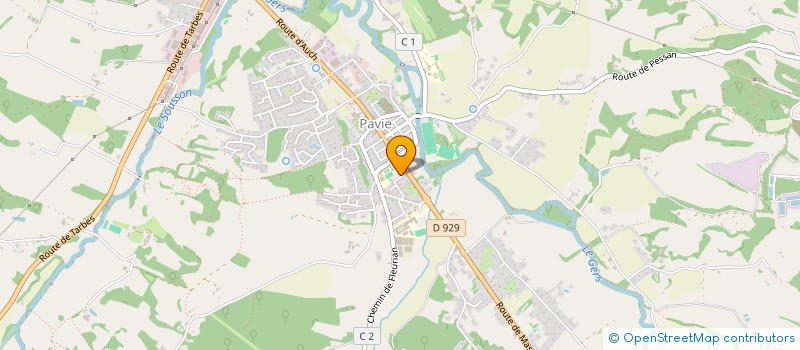 localisation de l'entreprise BORG  PAVIE