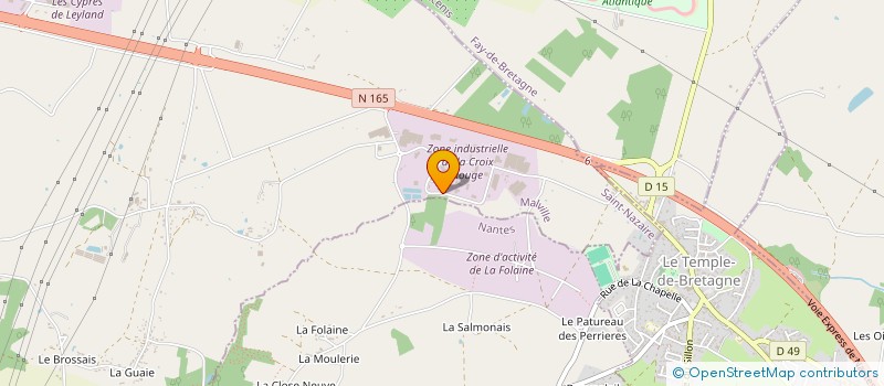 localisation de l'entreprise BORG FORMATION à MALVILLE