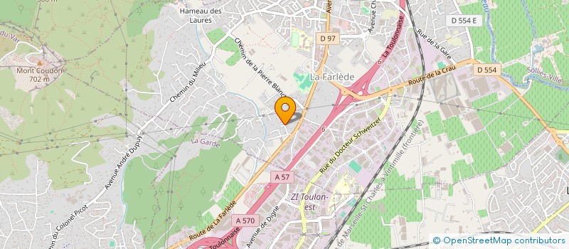 localisation de l'entreprise BORG JL  LA FARLEDE