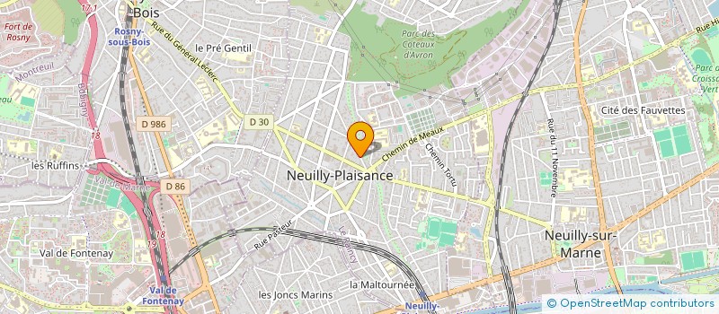 localisation de l'entreprise BORGATO GINO SARL à NEUILLY-PLAISANCE