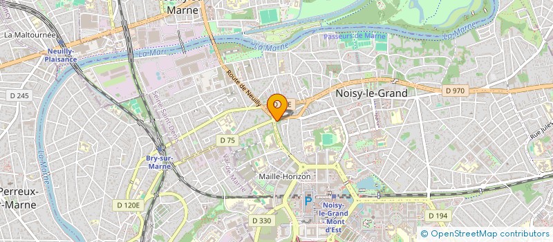 localisation de l'entreprise BORGES à NOISY-LE-GRAND