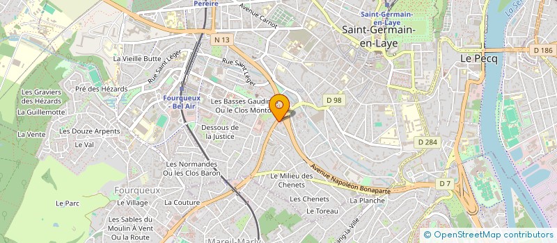 localisation de l'entreprise BORGES  SAINT-GERMAIN-EN-LAYE