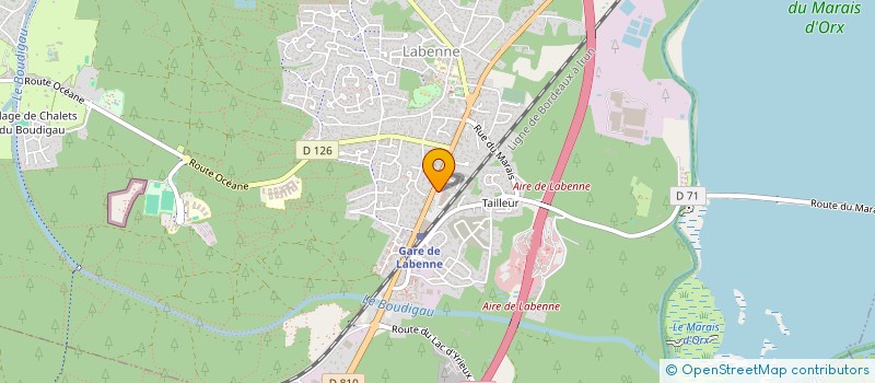 localisation de l'entreprise BORGES CONTROLE AUTO à LABENNE