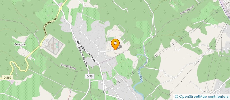localisation de l'entreprise BORGES EVENEMENTS à DRAGUIGNAN