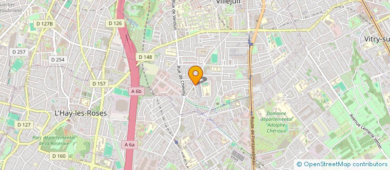 localisation de l'entreprise BORGES IMMOBILIER à VILLEJUIF