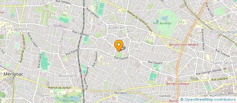 localisation de l'entreprise BORGHESE 2023  BORDEAUX