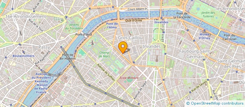 localisation de l'entreprise BORGHETTI CONSEIL  PARIS