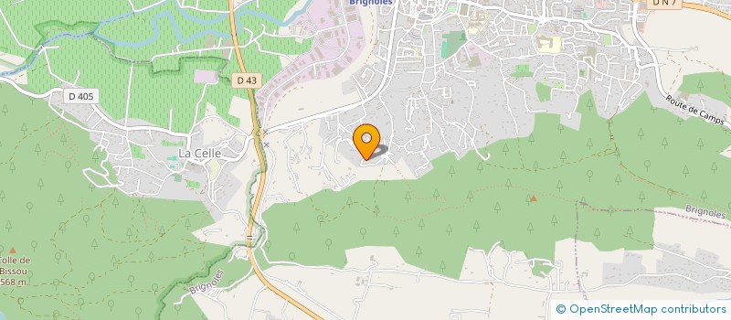 localisation de l'entreprise BORGHINO SOLUTIONS TRANSPORTS à BRIGNOLES