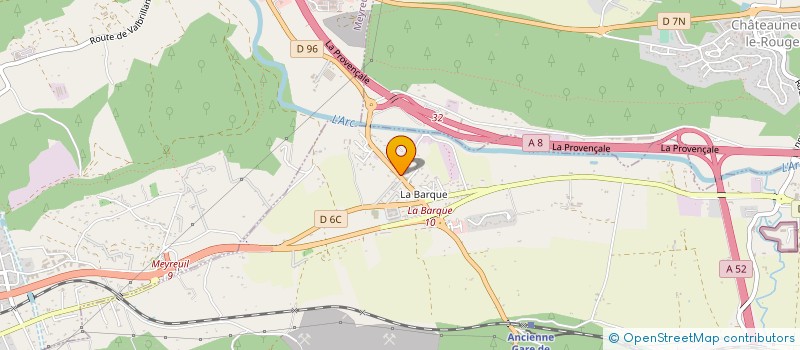 localisation de l'entreprise BORGNA ET FILS à FUVEAU