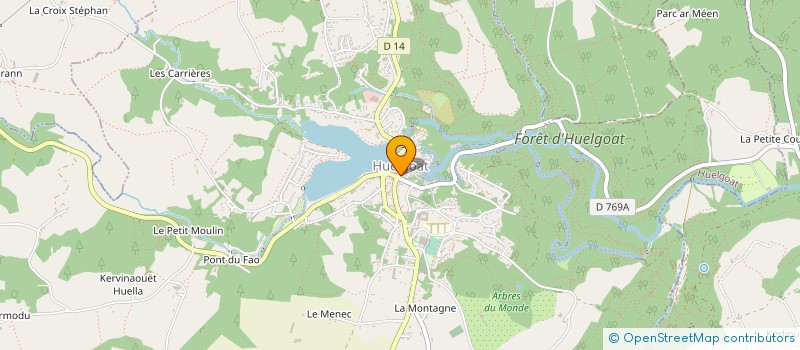 localisation de l'entreprise BORGNE  HUELGOAT