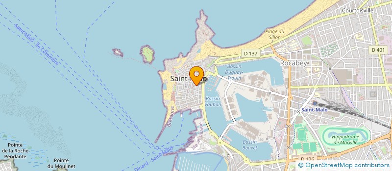 localisation de l'entreprise BORGNEFESSE  SAINT-MALO