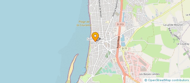 localisation de l'entreprise BORGNIC GUILLERM à SAINT-BREVIN-LES-PINS