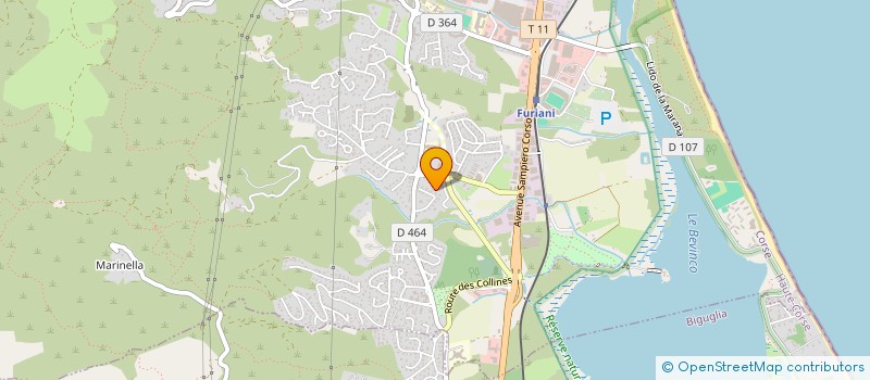 localisation de l'entreprise BORGO POGGIALE  FURIANI