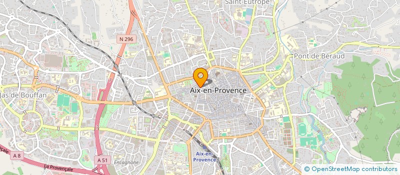 localisation de l'entreprise BORIA à AIX EN PROVENCE