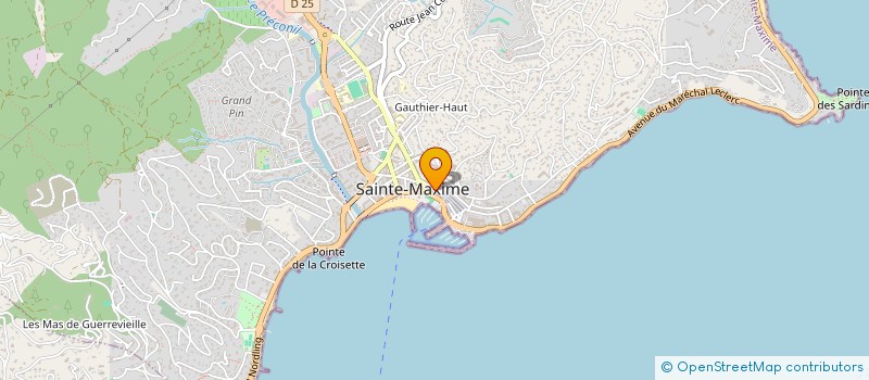 localisation de l'entreprise BORIALIS à SAINTE-MAXIME