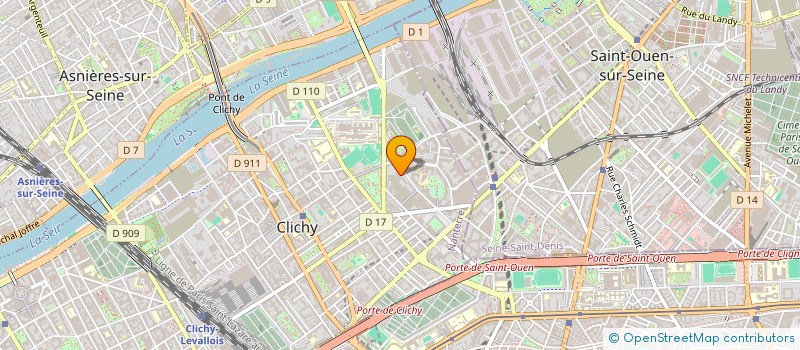 localisation de l'entreprise BORIBATAN à CLICHY