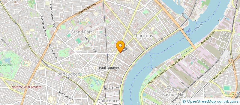 localisation de l'entreprise BORIE 36  BORDEAUX