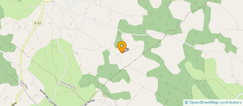 localisation de l'entreprise BORIE DE COLOMB  PROMILHANES