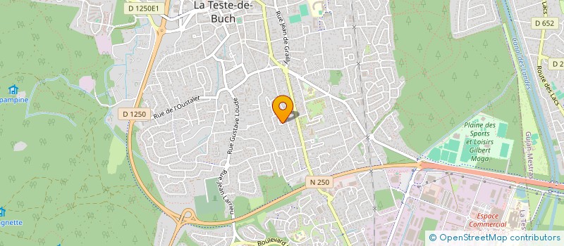 localisation de l'entreprise BORIES à LA TESTE-DE-BUCH