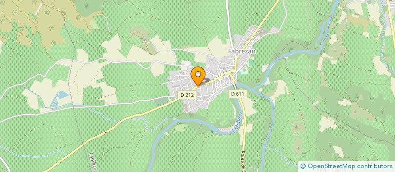 localisation de l'entreprise BORIES AUDE ET BORIES FLORENCE  FABREZAN