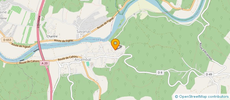 localisation de l'entreprise BORIES-CARTON  BELLEFONT-LA RAUZE