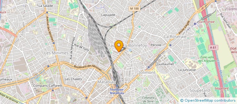 localisation de l'entreprise BORIES LE BOULANGER IMMOBILIER à TOULOUSE