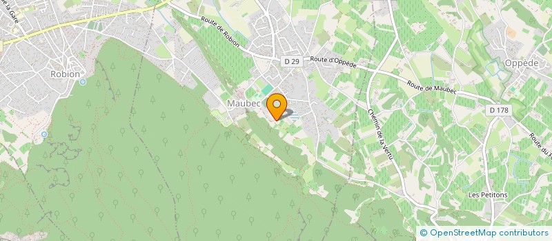 localisation de l'entreprise BORIES LES BEAUMES  MAUBEC