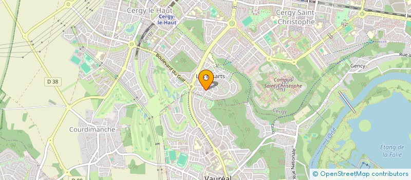 localisation de l'entreprise BORIS BATIMENT  CERGY