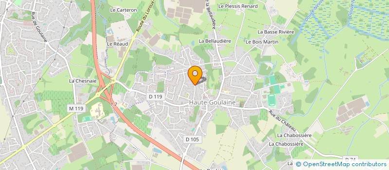 localisation de l'entreprise BORIS DENECHEAU MENUISERIE à HAUTE-GOULAINE