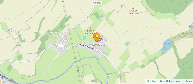 localisation de l'entreprise BORIS - ECO-MENUISIER  VITTONCOURT