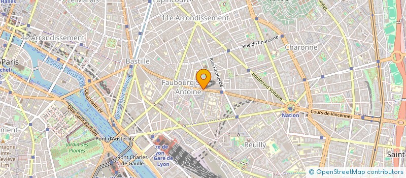 localisation de l'entreprise BORIS ET LEONCE  PARIS 11