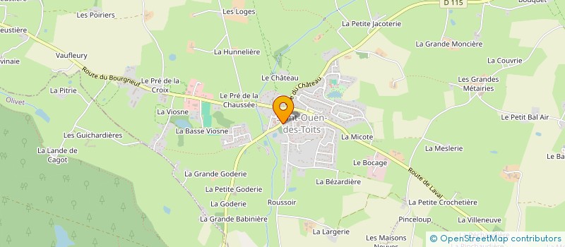 localisation de l'entreprise BORIS LE SINGE à SAINT-OUEN-DES-TOITS
