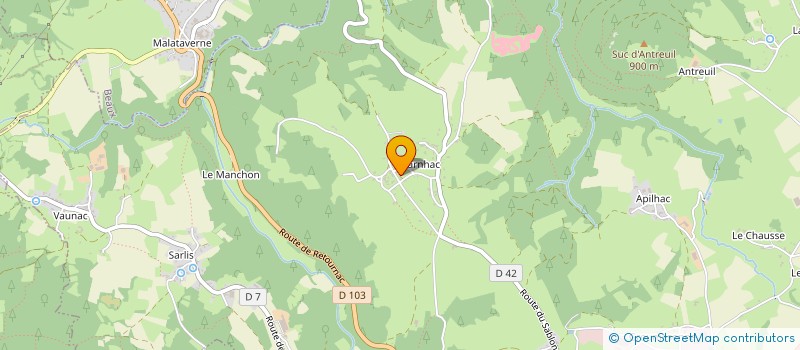 localisation de l'entreprise BORIS SUC  YSSINGEAUX