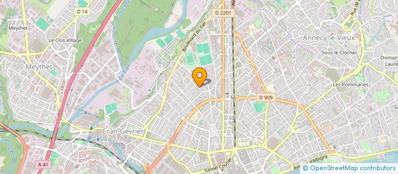 localisation de l'entreprise BORIS TAXI à ANNECY