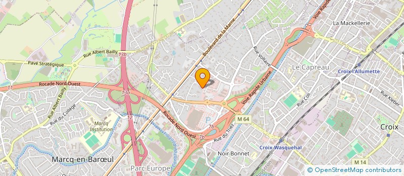 localisation de l'entreprise BORISSAT TDP à WASQUEHAL
