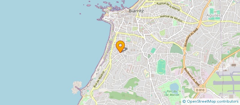 localisation de l'entreprise BORIVAGE à BIARRITZ