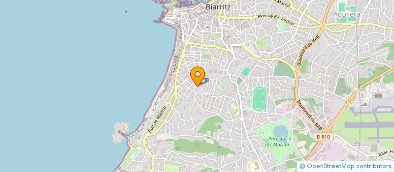 localisation de l'entreprise BORIVAGE à BIARRITZ