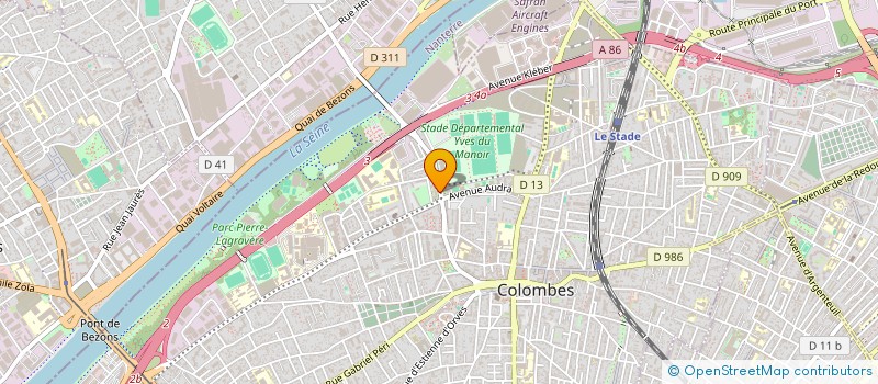 localisation de l'entreprise BORJ-RENOV à COLOMBES