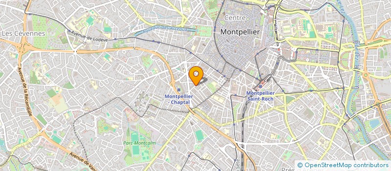 localisation de l'entreprise BORKAC à MONTPELLIER