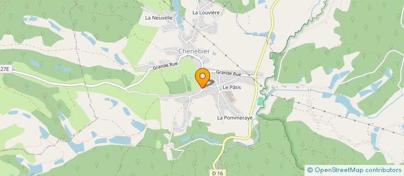 localisation de l'entreprise BORKHUIT à CHENEBIER