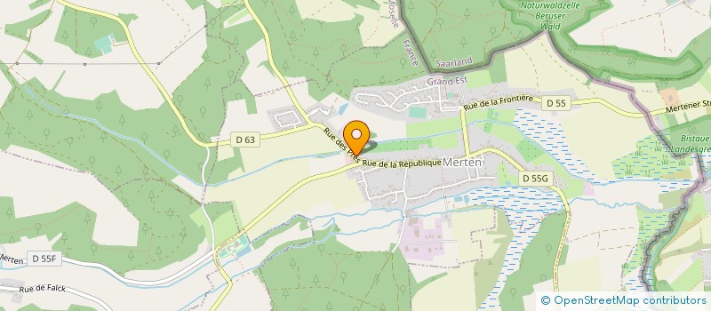 localisation de l'entreprise BORMANN ASSAINISSEMENT  MERTEN