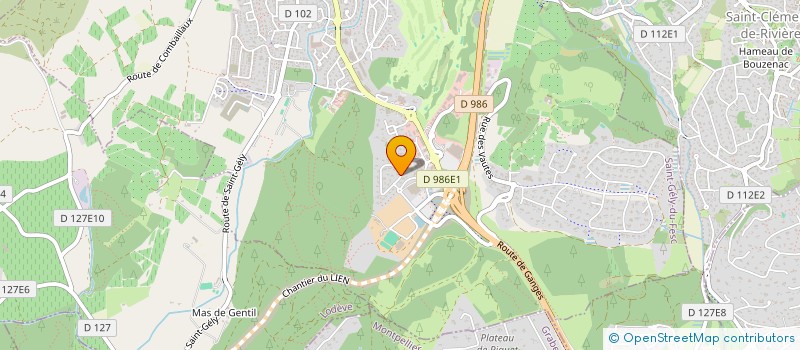 localisation de l'entreprise BORN IN JULY  SAINT-GELY-DU-FESC