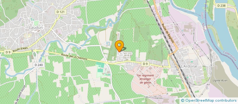 localisation de l'entreprise BORN TO CRAFT  LAUDUN-L'ARDOISE