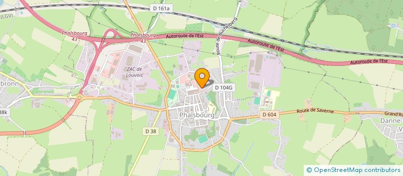 localisation de l'entreprise BORN TO SHOOT  PHALSBOURG