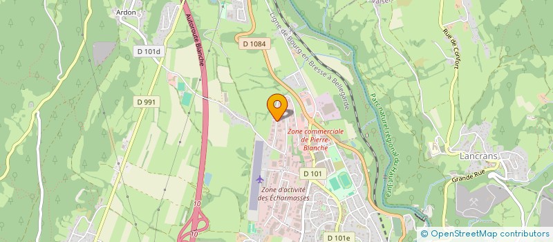 localisation de l'entreprise BORNARD IMMO à VALSERHONE