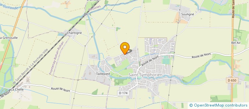 localisation de l'entreprise BORNE  SAINT-SYMPHORIEN